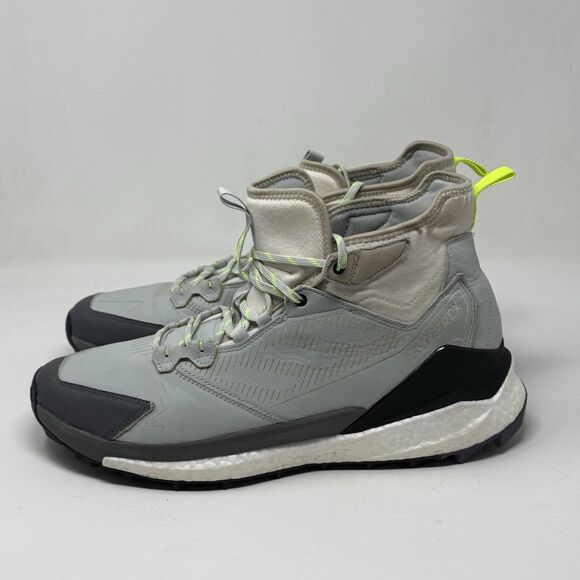Adidas Terrex Free Hiker 2.0 Mid Sneakers Boots Mens 14 Gray Blue Leather Shoes main image 7